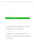 NSG4055 WEEK 5 KNOWLEDGE CHECK QUIZ / NSG 4055 WEEK 5 KNOWLEDGE CHECK QUIZ (NEWEST-2021): SOUTH UNIVERSITY |100% VERIFIED AND CORRECT ANSWERS|