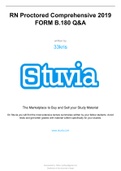 RN Proctored Comprehensive 2019 FORM B&period;180 Q&A