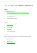 ACC 290 FINAL EXAM&period; Questions & Answers &lpar;100&percnt;&rpar;