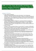  CONS 127 Final Exam All Possible Questions and Answers Updated 2024&sol;2025 Full Solved 100&percnt;&semi;The University of British Columbia