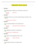 NURS 6521N MIDTERM &comma; FINAL EXAM&colon;LATEST 2021