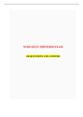 NURS 6521N MIDTERM EXAM&colon;LATEST 2021