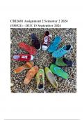 CRI2601 Assignment 2 &lpar;VERIFIED ANSWERS&rpar; Semester 2 2024 &lpar;530521&rpar; - DUE 13 September 2024