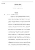 Case  Study.docx  MGMT410  Case Study:  Heineken  American Public University  MGMT410: Strategic Management   Case Study:  Heineken  I.          Major Facts “ Competitive Advantage  January 18, 2015, Dutch Brewer Heineken founded a new brewery outsider of