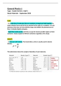 Class notes Physics