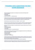 POSSIBLE EKG QUESTIONS ON NHA EXAM &lpar;2023&sol;2024&rpar;