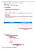 Exam (elaborations) BIOL 202L BIO 202L Lab 13 Worksheet- The Respiratory System