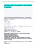 FA Davis Exam 3 questions fully solved & updated&period;