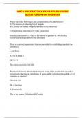 AMCA PHLEBOTOMY BUNDLED EXAMS WITH DETAILED QUESTIONS AND 100&percnt; CORRECT ANSWERS LATEST UPDATED