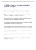 C702 Pre-Assessment questions with correct answers&period;