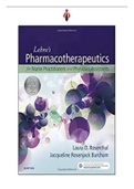 LEHNES PHARMACOTHERAPEUTICS FOR ADVANCED PRACTICE NURSES AND PHYSICIAN ASSISTANTS 1st ED ROSENTHAL-ALL Chapters Complete