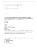 BIOSC 0050 Chapter 60 Assessment of Neurologic Function GRADED A+