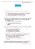 NURSING 3165 Predictor Version 1&2 Complete Latest