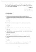 Test Bank Fundamental Accounting Principles 22nd Edition by Wild&comma; Shaw&comma; Chiappetta  