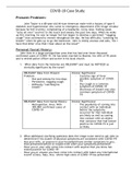 NURS MISC COVID CASE STUDY John Taylor is a 68-year-old African-American male with a history of type II diabetes and hypertension