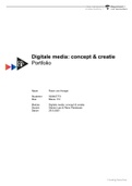 digitale media: concept en creatie | PORTFOLIO & ART BOARDS | cijfer: 9 