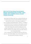 UNV-104 T5 Final Essay Psychological Effects That Bullying Has on Kids  Latest Update with complete solution&semi; Grand Canyon University