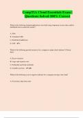 CompTIA Cloud Essentials Exam &vert; Questions Solved 100&percnt; Correct