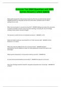 oncrete Test 2024&vert;Questions and 100&percnt; Correct Answers&vert; Latest Update