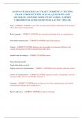 ASAP PACE 2024&sol;2025&sol;ACCURATE CURRENTLY TESTING  EXAM VERSIONS WITH ACTUAL QUESTIONS AND  DETAILED ANSWERS WITH STUDY GUIDE &sol; EXPORT  VERIFIED FOR GURANTEED PASS&sol; LATEST UPDATE&period;
