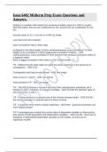 ISyE 6402 Midterm Prep Exam Questions and Answers&period;