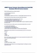 ABRET Normal Variants&comma; Normal&sol;Abnormal Adult EEG Questions With All Correct Answers