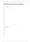 NIH Stroke Scale Group B Patient 1-6 Exam Latest Updated 2024