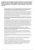 INTRODUCTION TO BIOLOGY PROCTORED EXAM &vert; PENN FOSTER INTRO TO BIOLOGY PROCTORED FINAL EXAM WITH QUESTIONS AND ANSWERS SELF ASSESSMENT GUIDE GRADED A&plus; 2024 - PENN FOSTER