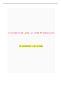 NURS 6521N WEEK 6 QUIZ ADVANCED PHARMACOLOGY&colon;LATEST 2021