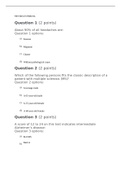MN 566 Unit 5 Midterm Exam Questions and Answers- Purdue University