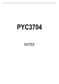PYC3704 Summarised Study Notes