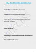 EXAM&colon; TAUC PF EXAM WITH VERIFIED SOLUTIONS 