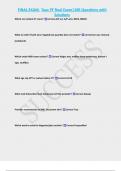 FINAL EXAM- Tauc PF final Exam&vert;100 Questions with  Solutions   