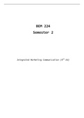 BEM 224 Semester Test 1: Summary Pack (Ch 1-4)