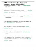 CPO Practice Test Questions and Answers &lpar;Latest Update 2024&rpar;