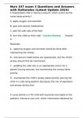 Nurs 337 exam 3 Questions and Answers with Rationales &lpar;Latest Update 2024&rpar;