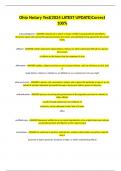Ohio Notary Test&lpar;2024 LATEST UPDATE&rpar;Correct 100&percnt;