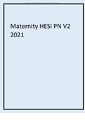 test bank maternity-hesi-pn-v2-2021