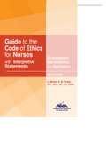Guide to Code of Ethics for Nurses.