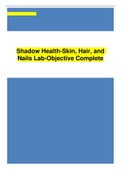 test bank shadow-health-skin-hair-and-nails-lab-objective-complete