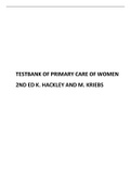 TESTBANK OF PRIMARY CARE OF WOMEN 2ND EDITION