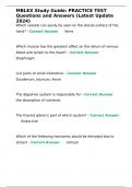 MBLEX Study Guide&colon; PRACTICE TEST Questions and Answers &lpar;Latest Update 2024&rpar;