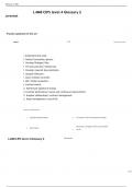 L4M8 CIPS level 4 Glossary 2 Competed Study Guide 2024 Questions & Answers Already Passed&excl;&lowbar;&period;pdf