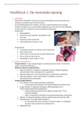 Volledige samenvatting hoogrisico neonatologie Dr&period; Clarysse
