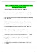 CMP 130 Final Exams Questions Solved with Verified Answers 100&percnt;