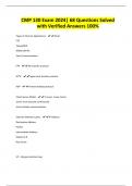CMP 130 Exam 2024&vert; 68 Questions Solved with Verified Answers 100&percnt;