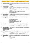 CROSSFIT LEVEL 1 TRAINER TEST WITH ANSWERS 100&percnt; PASS