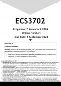ECS3702 Assignment 2 &lpar;ANSWERS&rpar; Semester 2 2024 - DISTINCTION GUARANTEED