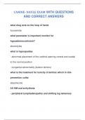 CANINE- NAVLE EXAM WITH QUESTIONS  AND CORRECT ANSWERS