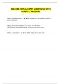 BUNDLE OF REE  4204 EXAMS  WITH questions with verified answers